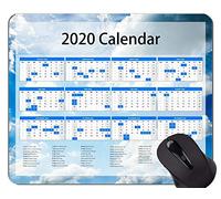 YENDOSTEEN 2020 Calendar Golden Premium Gaming Mouse Pad, Blue Sky Themed Mouse Pads