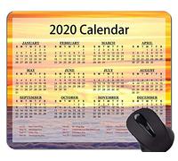 YENDOSTEEN 2020 Galaxy Calendar Gaming Mouse Pad Custom, Above The Clouds Mouse Pads