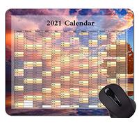 YENDOSTEEN 2021 Calendar HD Font Unique Mouse Pad Mousepad, Golden Tree In The Sunset Mouse Pad