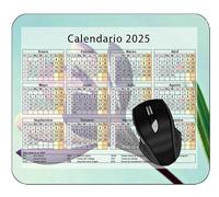 YENDOSTEEN 2025 Calendario Alfombrilla de ratón para Juegos, Gran Alfombrilla de ratón, Flores Prado Luces Tallos Alfombrilla de ratón Antideslizante