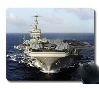 YENDOSTEEN Alfombrilla de ratón antirresbaladiza de Mousepad, portaaviones USS John C. Stennis Warship computadora portátil Alfombrilla de ratón Juego Alfombrilla de ratón
