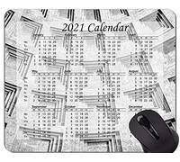 YENDOSTEEN Alfombrilla de ratón Calendario 2021, Columna de Piedra del Templo de la religión Alfombrilla de ratón