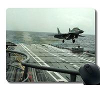 YENDOSTEEN Alfombrilla de ratón con Borde Cosido, Alfombrilla para ratón del Buque de Guerra INS Vikramaditya (R33) Militar, Base de Goma Antideslizante