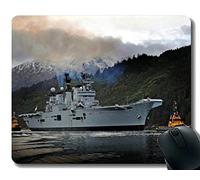 YENDOSTEEN Alfombrilla de ratón con Borde Cosido, HMS Militar ilustre (R06) Alfombrilla de ratón, Base de Goma Antideslizante Mousepad