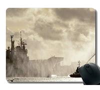 YENDOSTEEN Alfombrilla de ratón con Borde Cosido, HMS Militar ilustre (R06) Alfombrilla de ratón, Base de Goma Antideslizante Mousepad