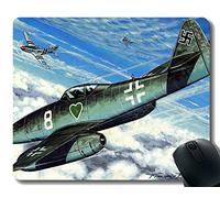 YENDOSTEEN Alfombrilla de ratón con Borde Cosido, Messerschmitt Me 262 portátil para computadora portátil Alfombrilla para ratón Gaming Mouse Pad