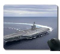 YENDOSTEEN Alfombrilla de ratón con Borde Cosido, USS Abraham Lincoln (CVN 72) Alfombrilla de ratón Antideslizante para Juegos de Caucho