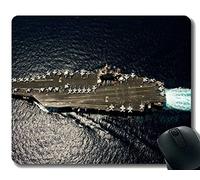 YENDOSTEEN Alfombrilla de ratón con Borde Cosido, USS Abraham Lincoln (CVN 72) Alfombrilla de ratón Antideslizante para Juegos de Caucho