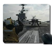 YENDOSTEEN Alfombrilla de ratón con Borde Cosido, USS Harry S. Truman (CVN 75) Alfombrilla de ratón Antideslizante para Juegos de Caucho