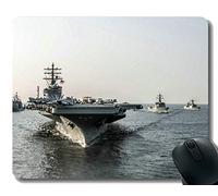 YENDOSTEEN Alfombrilla de ratón con Borde Cosido, USS Ronald Reagan (CVN 76) Alfombra de Goma Antideslizante Mousepad