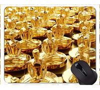 YENDOSTEEN Alfombrilla de ratón con Borde de Bloqueo, Dhammakaya Pagoda Buda Religión Antideslizante Base de Goma Mousepad