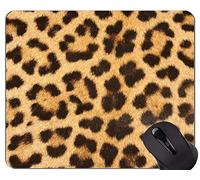 YENDOSTEEN Alfombrilla de ratón con Borde de Bloqueo, Leopardskin Cat Family Leopard Mouse Pads