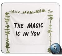 YENDOSTEEN Alfombrilla de ráton de Juego de Costura de precisión, Minimalism Magic Pattern Rectángulo Personalizado Alfombra de Mouse Antideslizante de Goma Alfombrillas para ratón de Juego