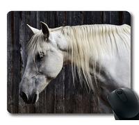 YENDOSTEEN Alfombrilla de ráton de la Carrera de Caballos, Cabeza equina Animal, Estera del ratón del Caballo