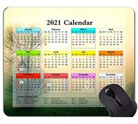 YENDOSTEEN Alfombrilla de ratón del año 2021 del Calendario, Alfombrilla de ratón de la Oficina de Campo de Mood Sun