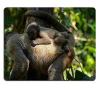 YENDOSTEEN Alfombrilla de ratón Juego Alfombrilla de ratón Alfombrilla de ratón de Caucho Natural Monos de Forma Familiar Conjunto de Material de Goma Natural M0A11699