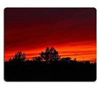 YENDOSTEEN Alfombrilla de ratón Juego Alfombrilla de ratón Estera de ratón de Caucho Natural Puesta de Sol Fuera de mi Ventana Trasera Brooklyn Conjunto de Material de Goma Natural M0A11633