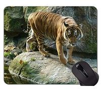 YENDOSTEEN Alfombrilla de ratón Mother Tiger and Her Baby, Alfombrilla de ratón de Goma de Berlín