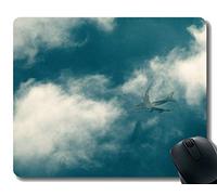 YENDOSTEEN Alfombrilla de ratón para Juegos, Boeing 747 Cloud Sky Large Gaming Mat