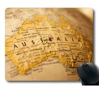 YENDOSTEEN Alfombrilla de ratón para Juegos Grandes, Mapa de Pantalla Mapa Arizona, Alfombrilla de ratón con Bordes cosidos