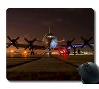 YENDOSTEEN Alfombrilla de ratón para Juegos, Lockheed P 3 Orion Military Navy Night Night Airplane Mouse Pad para Escritorio de Oficina o Alfombrilla de ratón para Juegos
