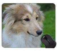 YENDOSTEEN Alfombrilla de ratón para Juegos Retrato de un Perro Pastor Australiano, Alfombrillas para ratón para Perros