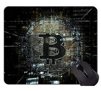 YENDOSTEEN Alfombrilla de ratón Personalizada, dólar Bitcoin Moneda Alfombrilla de Goma