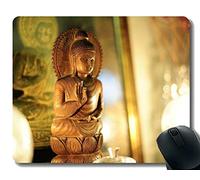 YENDOSTEEN Alfombrilla de ratón Personalizada, si Sabes, Nos vemos, Buda Alfombrillas de ratón