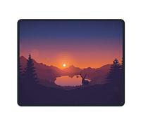 YENDOSTEEN Alfombrilla de ratón, Sunset Deer Mouse Pads, Magic Keyboard PC Gaming Optical Laptop Wired SurfaceMouse Pad Mat para Mujeres Hombres en el hogar o Trabajo
