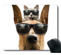 YENDOSTEEN Alfombrillas de ratón para Juegos, Rottweiler Puppy Dog, Costura de precisión, Alfombrilla de ratón Duradera