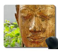 YENDOSTEEN Alfombrillas de ratón Personalizadas, Todos los Seres sensibles, Base de Goma Antideslizante de Buda Mousepad