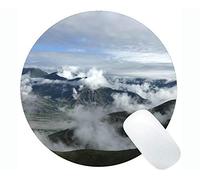 YENDOSTEEN Alfombrillas de ratón Redondas Personalizadas, la Oficina de Temas de paisajes