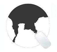 YENDOSTEEN Alfombrillas de ratón Redondas Personalizadas, Temas de mapas de Tailandia Alfombrillas de ratón Redondas