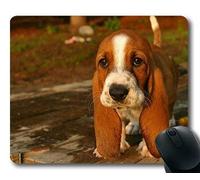 YENDOSTEEN Alfombrillas para Juegos, Perro de puchero Lindo y Divertido de Pug Dog, Costura de precisión, Alfombrilla de ratón Duradera