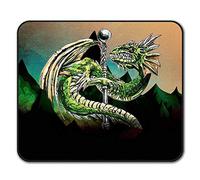 YENDOSTEEN Alfombrillas para ratón Yanteng, Dragon Mace Cool Fantasy Scary Beast - Alfombrilla Antideslizante para Mouse
