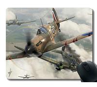YENDOSTEEN Almohadilla de Escritorio de Oficina, Bombero en la Nube, Caza, Arte de Guerra, aeronaves portátiles, Mouse Pad Gaming Mouse Pad