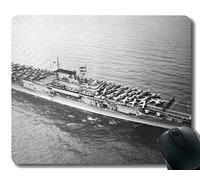 YENDOSTEEN Almohadilla para Mouse con Borde Cosido, USS Enterprise (CV 6) Almohadilla para Mouse Antideslizante para Juegos de Caucho, para Buques de Guerra