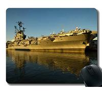 YENDOSTEEN Almohadilla para Mouse con Borde Cosido, USS Intrepid (CV 11) Almohadilla antirresbaladiza de Goma Antideslizante para Juegos de Guerra