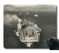 YENDOSTEEN Almohadilla para ratón con Borde Cosido, HMS Ark Royal (R09) Almohadilla antirresbaladiza de Caucho Antideslizante para Juegos de Guerra