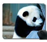YENDOSTEEN Almohadilla para ratón Yanteng con Borde Cosido, Panda mágico Animal, Alfombrilla para ratón, Base de Goma Antideslizante para computadora portátil, computadora