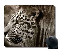 YENDOSTEEN Almohadilla para ratón Yanteng, Leopardo león, Goma Antideslizante
