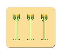 YENDOSTEEN Almohadillas para Mouse Craftsman Dard Hunter Stencil Arts Artesanía Movimiento Mouse Mat Mat Mouse Pad Adecuado para computadoras