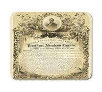 YENDOSTEEN Almohadillas para Mouse Presidente Discurso Inaugural de Abraham Lincoln Marzo de 1865 Estera para Mouse Presidencial Almohadilla para Mouse Adecuado para computadoras