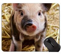 YENDOSTEEN Animal Art Mousepad, Agricultura Impresa con un Adorable Cerdito