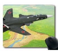 YENDOSTEEN Aviones de Combate, Alfombrilla de ratón para Juegos Grandes, luchadora Christina Aguilera, Alfombrilla de ratón con Bordes cosidos