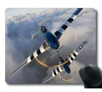 YENDOSTEEN Aviones de la Guerra Mundial, Mouse Pad, Aviones de Combate, Mouse Pad con Bordes cosidos