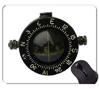 YENDOSTEEN Brújula Antideslizante para Juegos de Goma, compás con un símbolo Gigante Compass, Alfombrilla de ráton