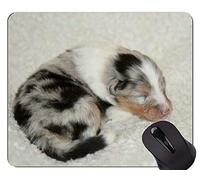 YENDOSTEEN Cojín de ratón Australiano del Perrito del Pastor Alfombrilla de ratón, Alfombrillas de ratón del Perro