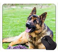 YENDOSTEEN Cojín de ratón Australiano del Perrito del Pastor Alfombrilla de ratón, Alfombrillas de ratón del Perro