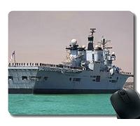 YENDOSTEEN Cojín de ratón con el Borde Cosido, HMS Militar ilustre (R06) Mousepad de Goma Antideslizante